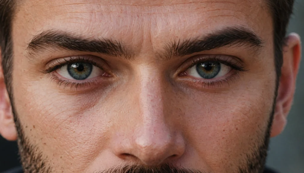 maquillage yeux homme