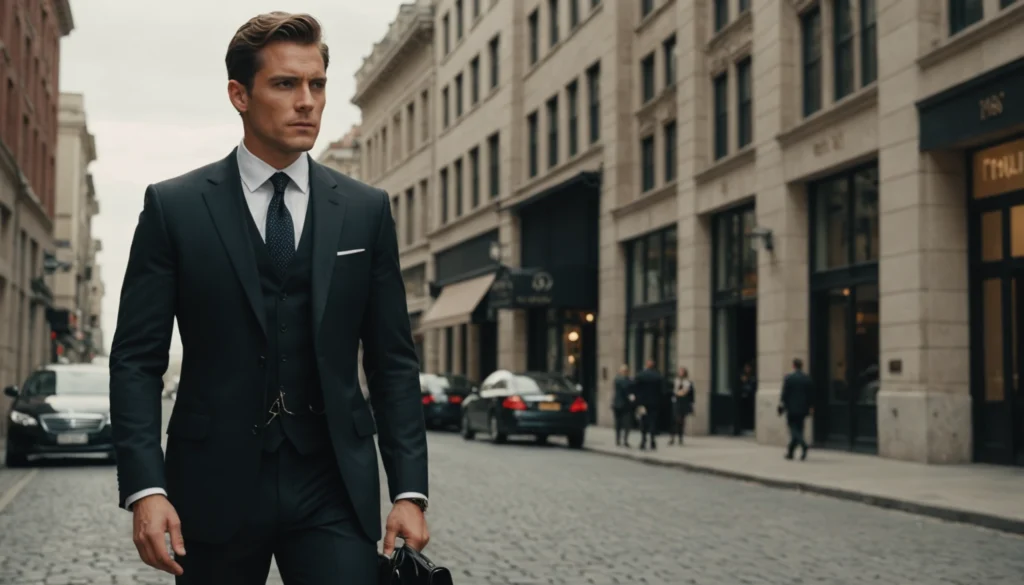 chemise costume noir